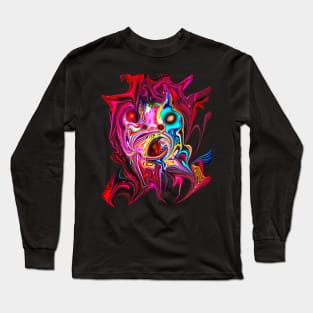 Abstract monster Long Sleeve T-Shirt